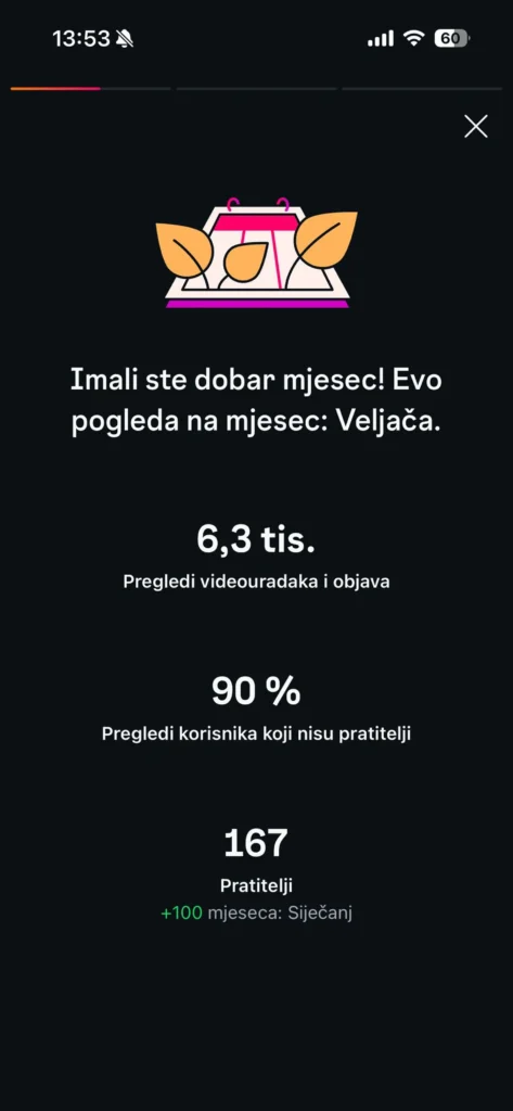 Statistika kampanje klijenta Marelas Creative (1)