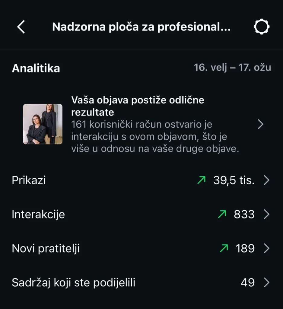 Statistika kampanje klijenta Marelas Creative (11)
