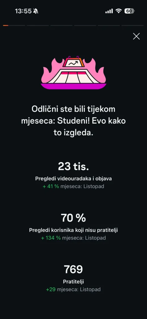 Statistika kampanje klijenta Marelas Creative (3)