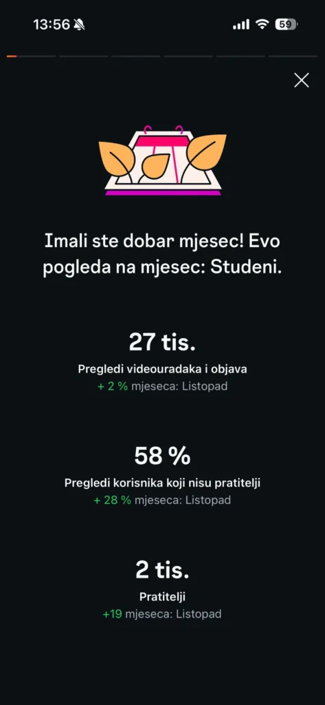 Statistika kampanje klijenta Marelas Creative (4)