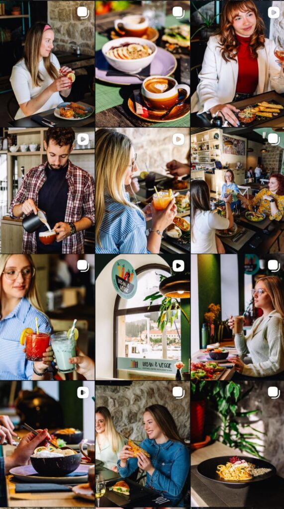Instagram profil klijenta poslije suradnje s Marelas Creative
