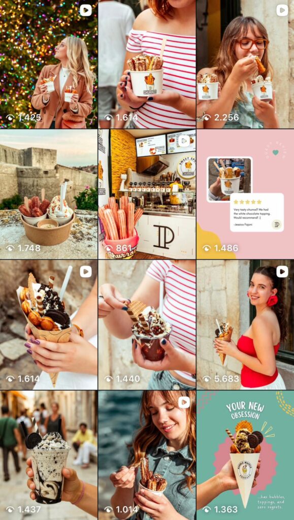 Instagram profil klijenta poslije suradnje s Marelas Creative
